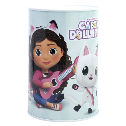 Gabbys Dollhouse Kinder XL Spardose Sparschwein aus Weißblech 1000 ml - WS-Trend.de