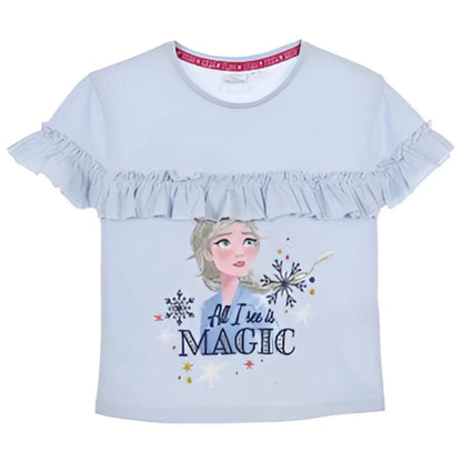 Disney Die Eiskönigin Elsa Kinder Mädchen T-Shirt - WS-Trend.de Anna Gr 104 - 128 Baumwolle