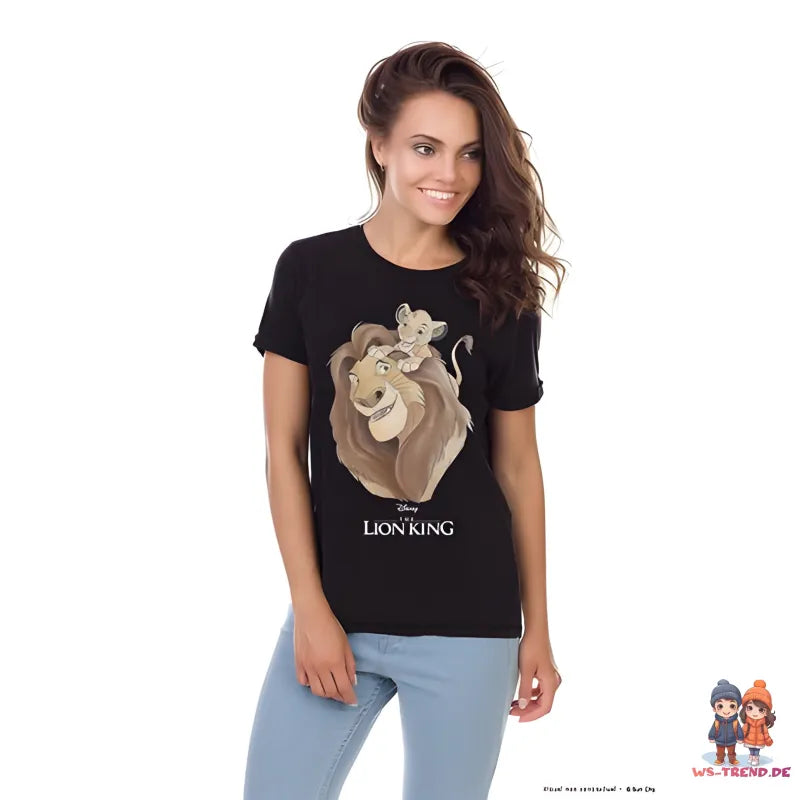 Disney König der Löwen Classic Damen kurzarm T-Shirt Shirt - WS-Trend.de S-XL 100% Baumwolle