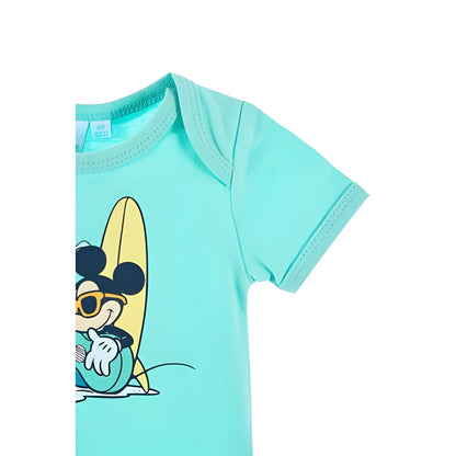 Disney Mickey Maus Baby 2er Set kurzarm Body Strampler - WS-Trend.de Gr. 68 - 86 Baumwolle