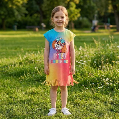 Paw Patrol Skye Kinder Mädchen Sommerkleid Kleid - WS-Trend.de Gr 98-128 Baumwolle
