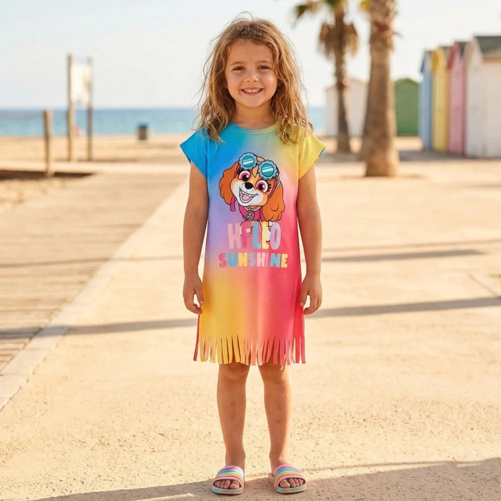Paw Patrol Skye Kinder Mädchen Sommerkleid Kleid - WS-Trend.de Gr 98-128 Baumwolle