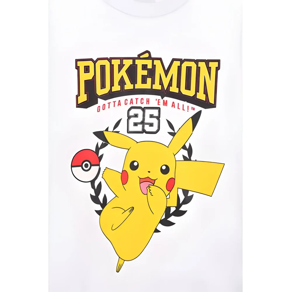 Pokemon Pikachu Jungen T-Shirt Kurzarm Shirt 100% Baumwolle - WS-Trend.de