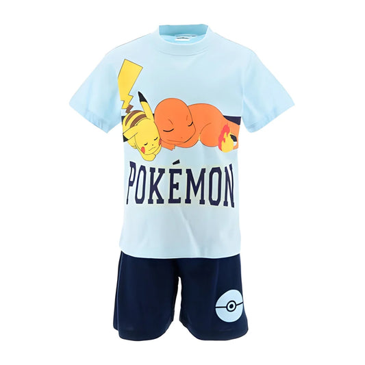 Pokemon Pikachu and Friends Kinder Schlafanzug Pyjama - WS-Trend.de