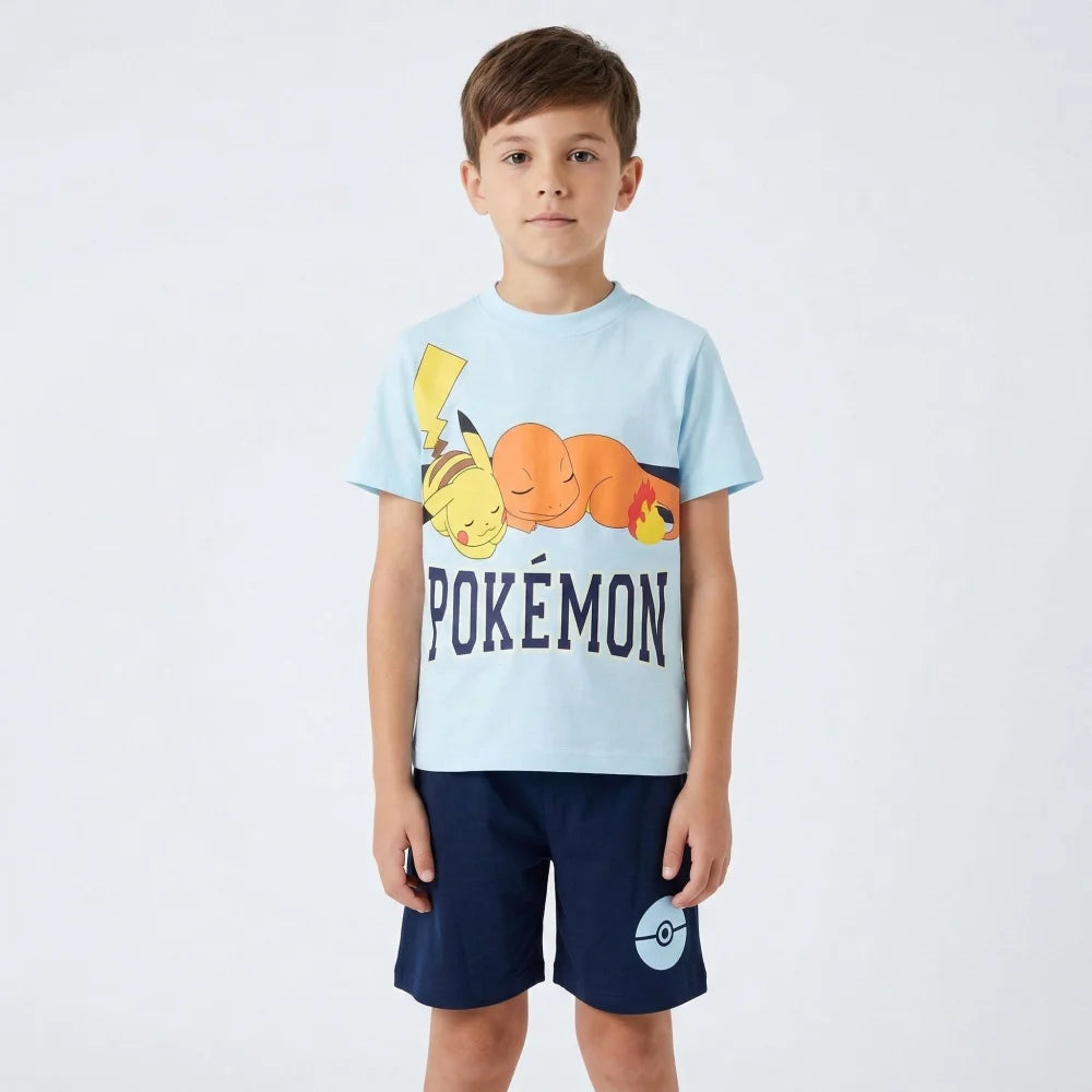 Pokemon Pikachu and Friends Kinder Schlafanzug Pyjama - WS-Trend.de