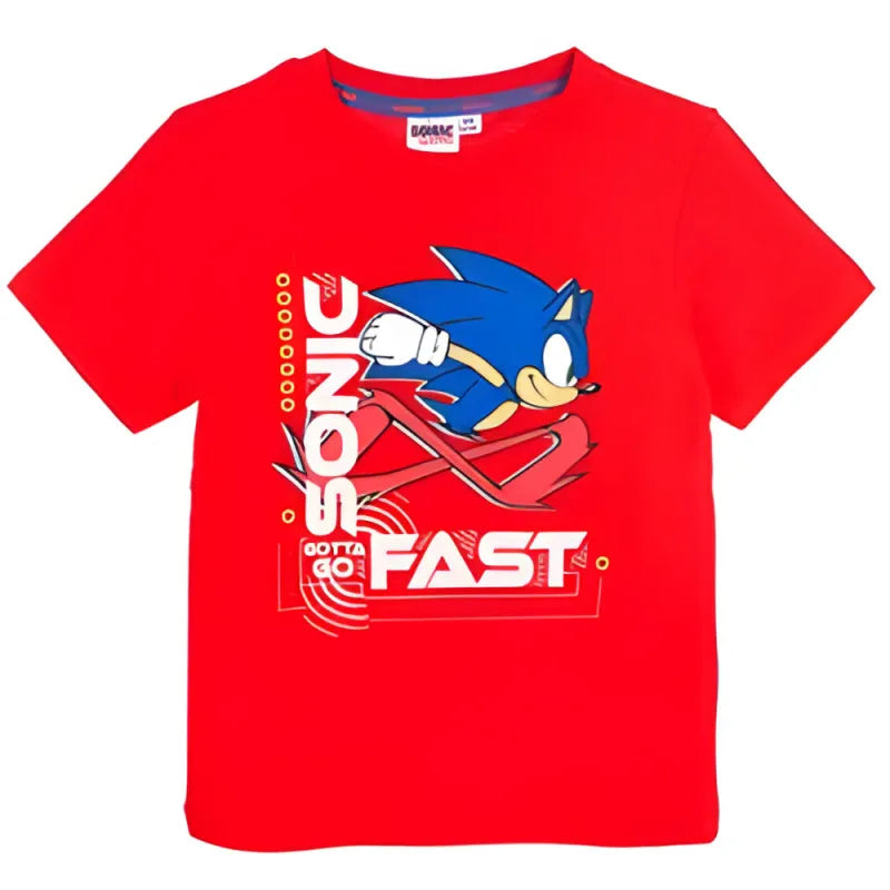 Sonic The Hedgehog Kinder Junge kurzarm T-Shirt Shirt - WS-Trend.de 98-128 Baumwolle