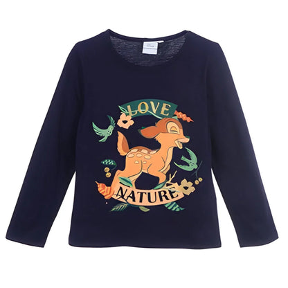 Disney Bambi Kinder Mädchen kurzarm T-Shirt - WS-Trend.de Gr 98 bis 116 100% Baumwolle