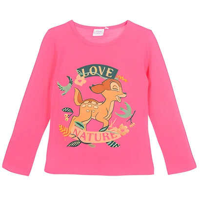 Disney Bambi Kinder Mädchen kurzarm T-Shirt - WS-Trend.de Gr 98 bis 116 100% Baumwolle