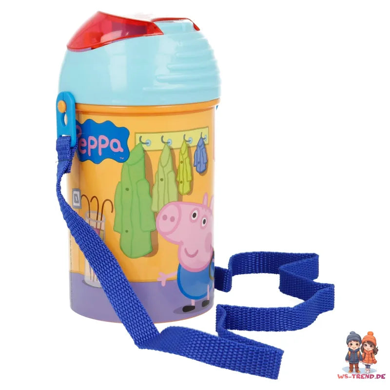 Peppa Pig Wutz Sportflasche Wasserflasche Trinkflasche Flasche 450 ml - WS-Trend.de