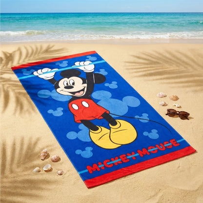 Disney Mickey Maus Kinder Mikrofaser Strandtuch Badetuch XL 70x140 cm - WS-Trend.de