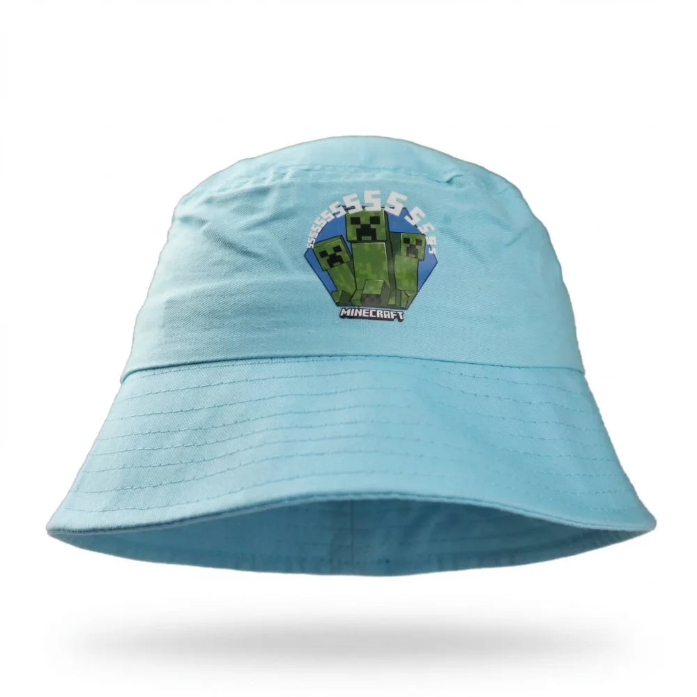 Minecraft Creeper Kinder Jungen Fischerhut - WS-Trend.de Fischermütze Sommerhut 52-54