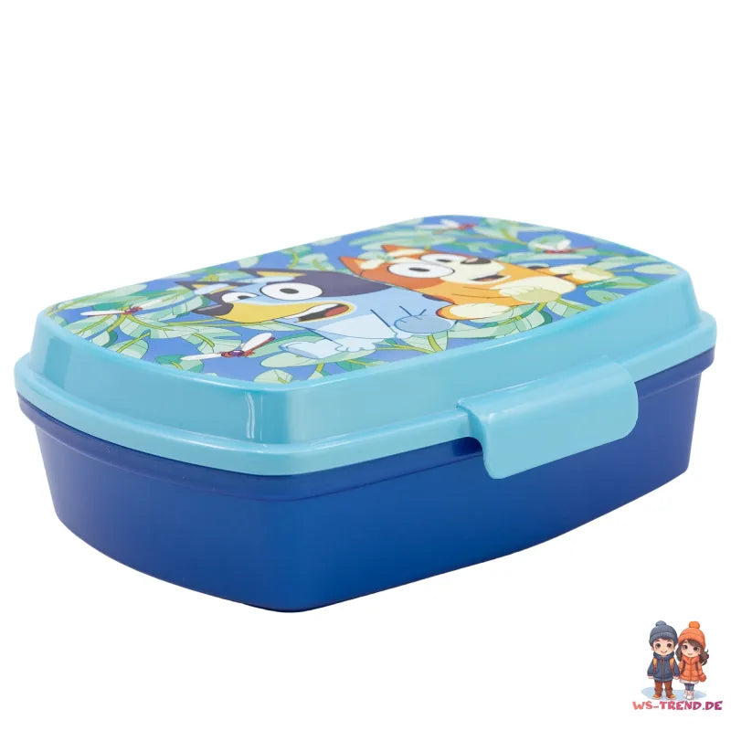 Disney Bluey Bingo Kinder 4 teiliges Set Brotdose Aluminium Trinkflasche Besteck - WS-Trend.de