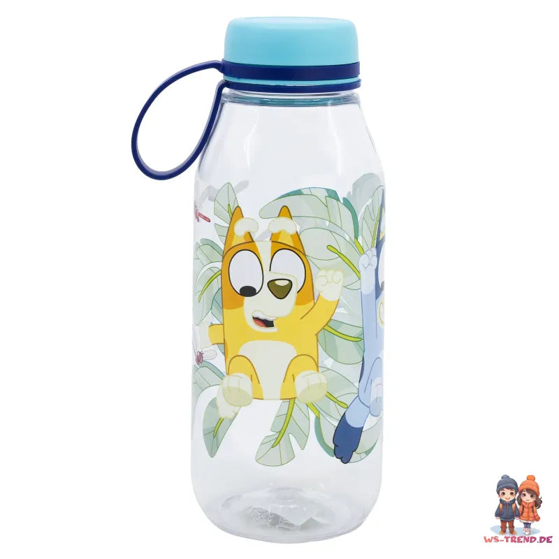 Bluey Bingo Kinder Wasserflasche Trinkflasche Flasche 460 ml Haltegriff - WS-Trend.de