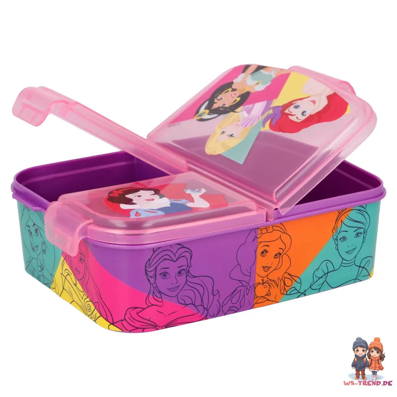 Disney Princess Arielle Jasmin 2 tlg Set Brotdose 3 Kammern Alu-Trinkflasche - WS-Trend.de
