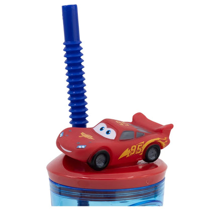 Disney Cars Lighning McQueen 3D Deckel Kinder Trinkbecher Becher 360ml - WS-Trend.de