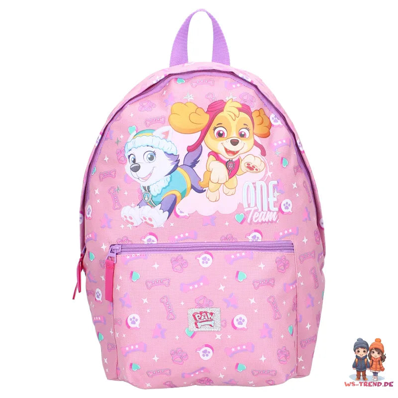 Paw Patrol Mädchen Kinder Rucksack mit Federmäppchen - WS-Trend.de Tasche Gr. 35x25x11 cm