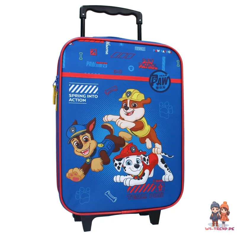 Paw Patrol Chase Kinder 2tlg Set Trolley Kinderkoffer plus Strandtuch 70x140 cm - WS-Trend.de