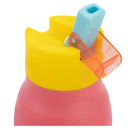 Peppa Pig Wutz Sportflasche Wasserflasche Trinkflasche Flasche Halm 420 ml - WS-Trend.de