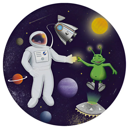 Astronaut Weltraum Geburtstag Deko Set 33 tlg. Geschirr Kinder Partyset - WS-Trend.de