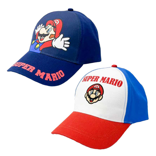 Super Mario Kinder Jungen Basecap Baseball Kappe Mütze