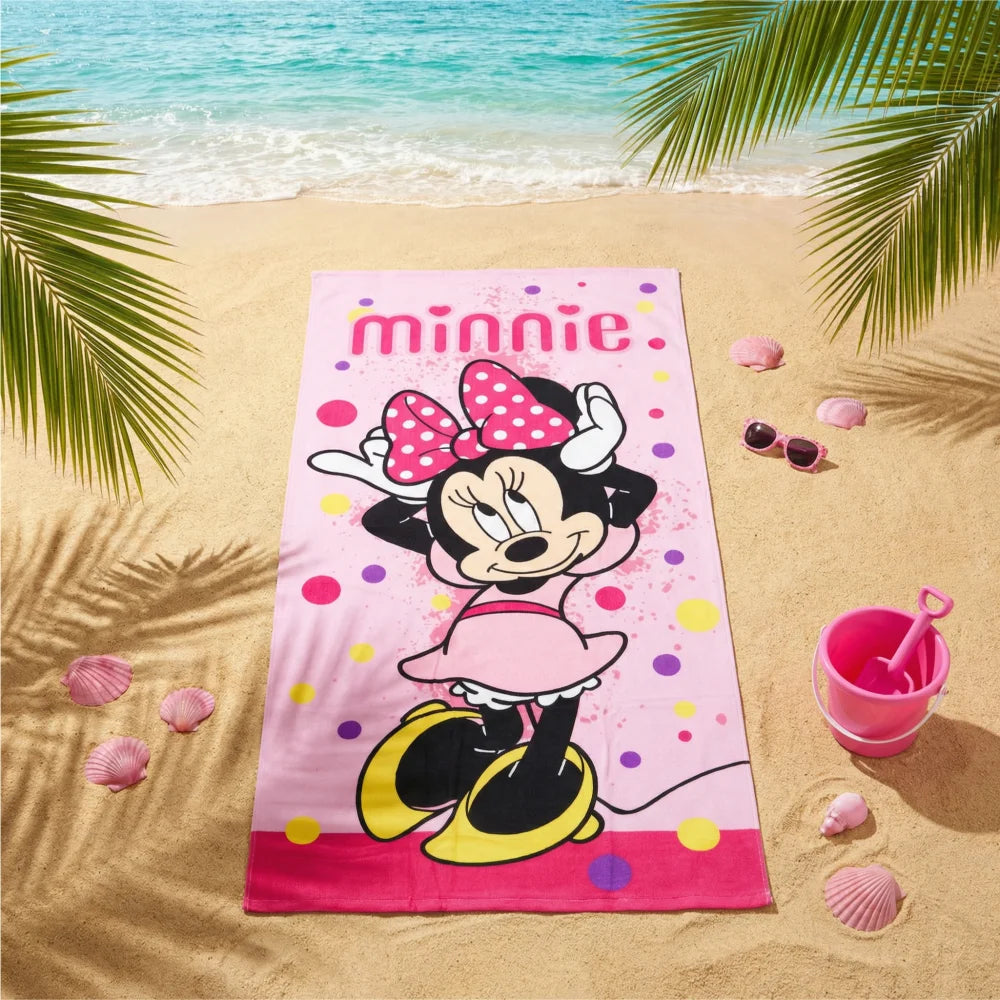 Disney Minnie Maus Mikrofaser Strandtuch Badetuch XL 70x140 - WS-Trend.de