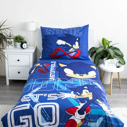 Sonic The Hedgehog Kinder Bettwäsche 2tlg. Set 135-140x200 65x65 cm - WS-Trend.de