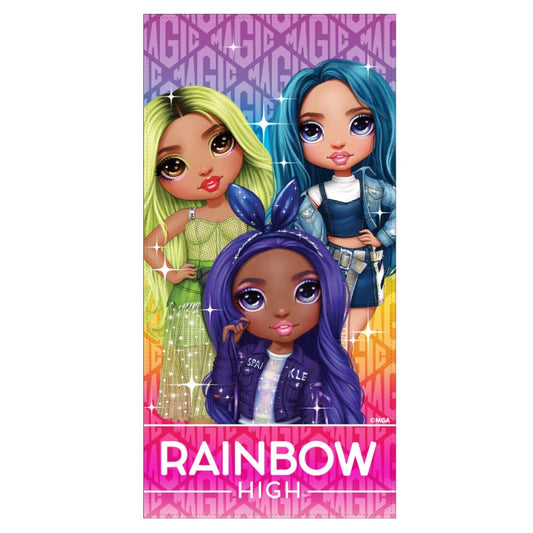 Rainbow High Girls Mädchen Mikrofaser Strandtuch Badetuch 70x140 - WS-Trend.de Handtuch XXL