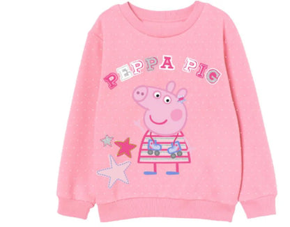 Peppa Wutz Kinder Pullover Sweater - WS-Trend.de Mädchen Gr. 92 - 116 Baumwolle