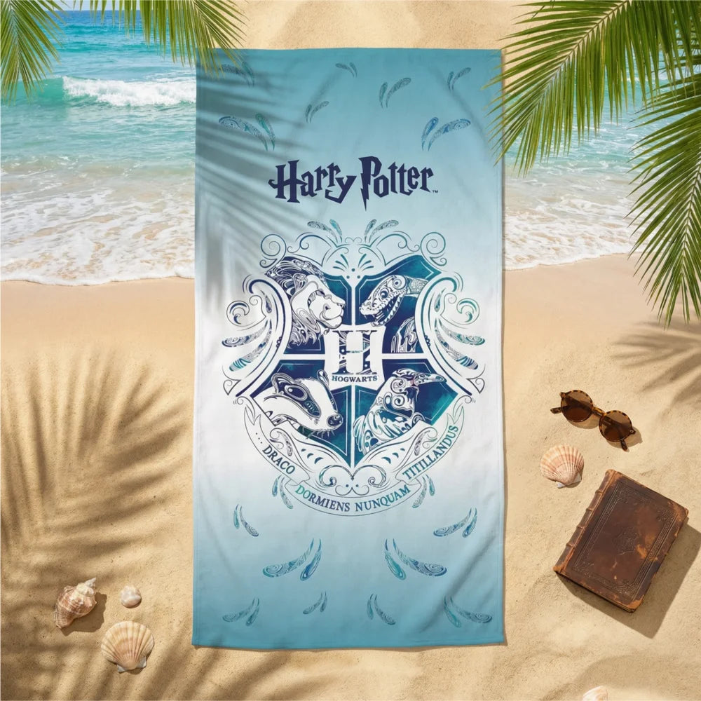 Harry Potter Hogwarts Mikrofaser Badetuch Strandtuch - WS-Trend.de Duschtuch Handtuch XL 70x140 cm