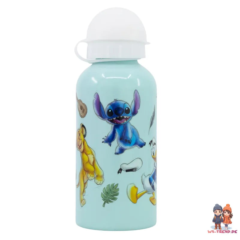 Disney All Stars Kinder 2 tlg Set 3 Kammer Brotdose plus Aluminium Trinkflasche - WS-Trend.de