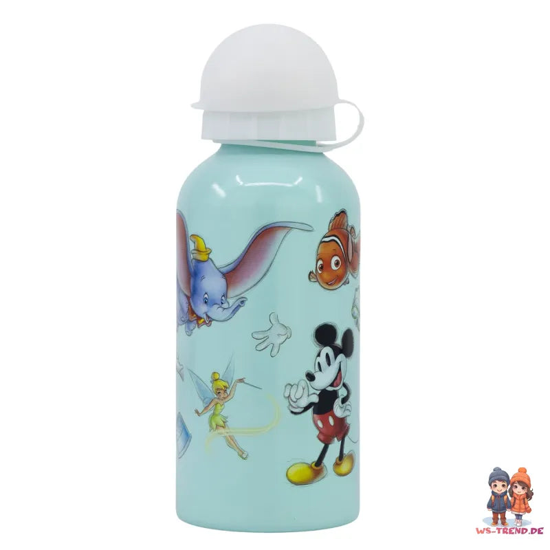 Disney All Stars Kinder 2 tlg Set 3 Kammer Brotdose plus Aluminium Trinkflasche - WS-Trend.de