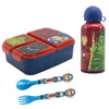 Marvel Avengers Kinder Set 4tlg 3 Kammern Brotdose Alu-Trinkflasche Besteck