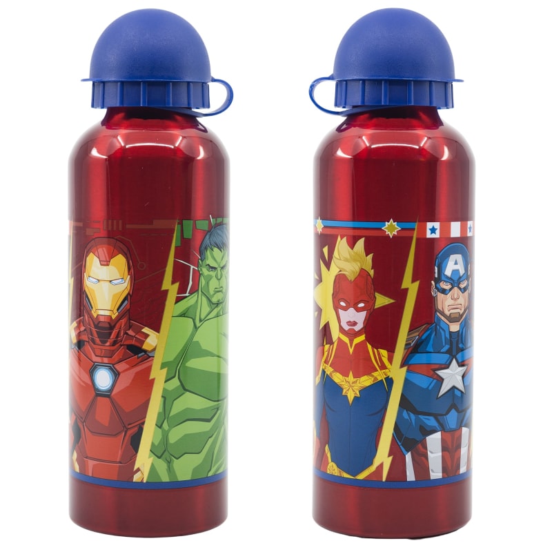 Marvel Avengers Aluminium Wasserflasche Trinkflasche Flasche 530 ml - WS-Trend.de Sport