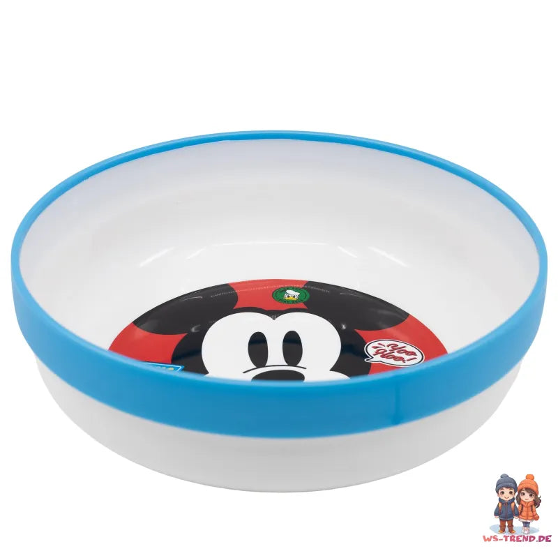 Disney Mickey Maus Kinder Geschirr-Set 3 teilig Becher Teller Schüssel - WS-Trend.de