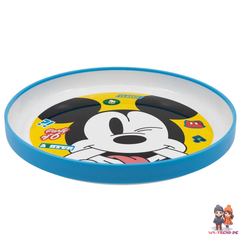 Disney Mickey Maus Kinder Geschirr-Set 3 teilig Becher Teller Schüssel - WS-Trend.de