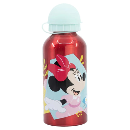 Disney Minnie Maus 4 teiliges Lunch Set Brotdose Alu-Trinkflasche - Löffel Gabel - WS-Trend.de