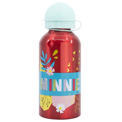 Disney Minnie Maus 4 teiliges Lunch Set Brotdose Alu-Trinkflasche - Löffel Gabel - WS-Trend.de