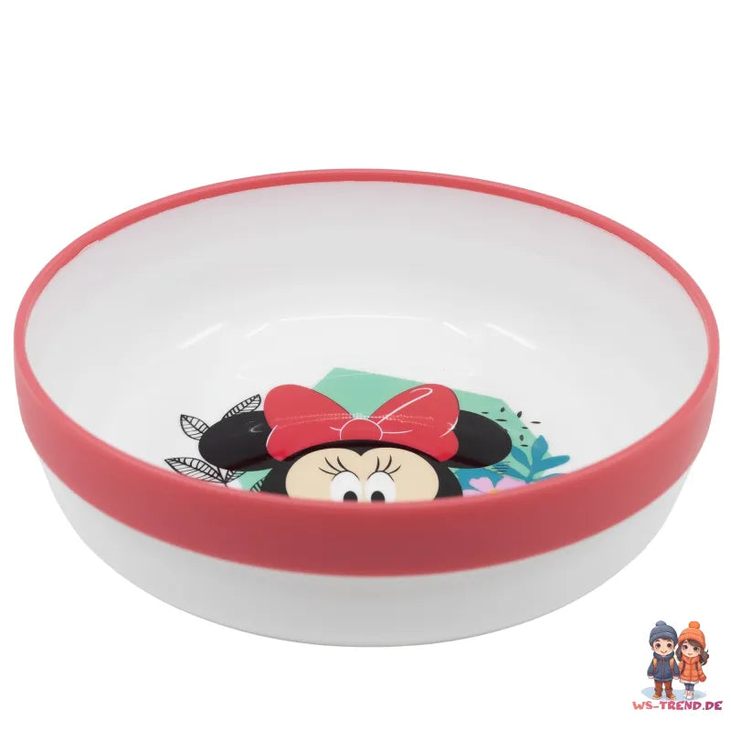 Disney Minnie Maus Kinder Geschirr-Set 3 teilig Becher Teller Schüssel - WS-Trend.de