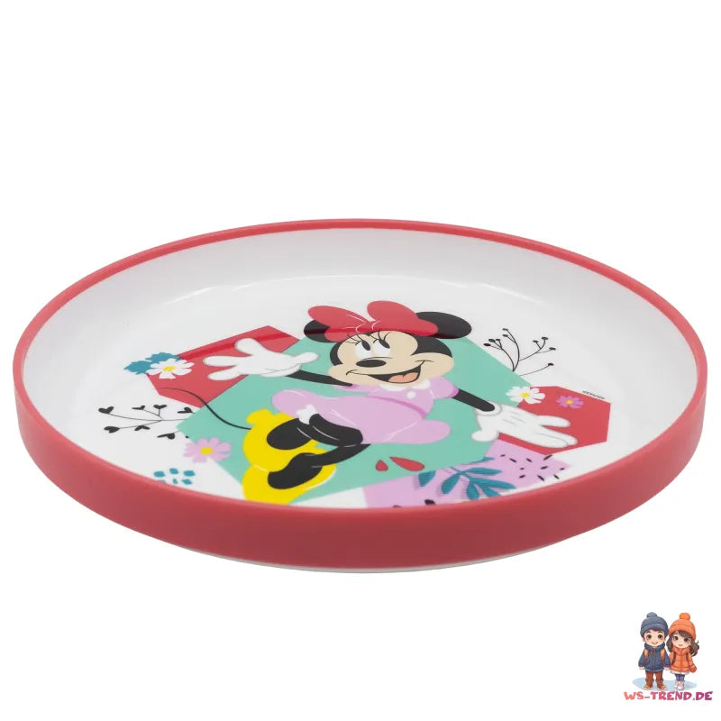 Disney Minnie Maus Kinder Geschirr-Set 3 teilig Becher Teller Schüssel - WS-Trend.de