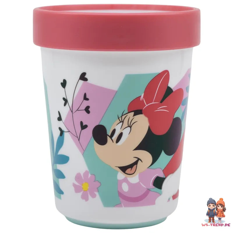 Disney Minnie Maus Kinder Geschirr-Set 3 teilig Becher Teller Schüssel - WS-Trend.de
