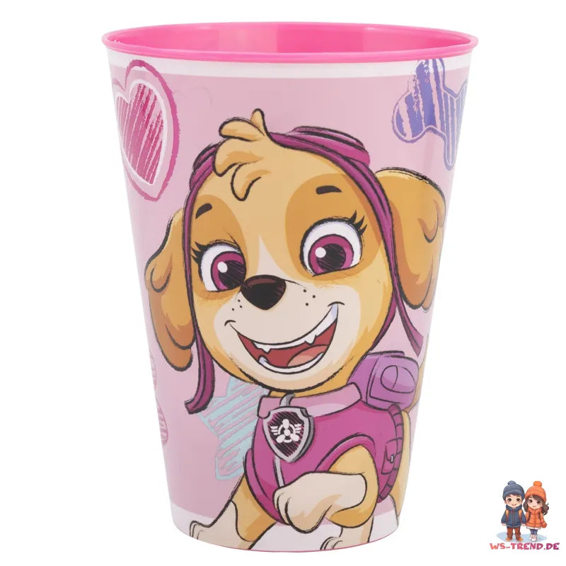 Paw Patrol Skye Everest Kinder Geschirr-Set 3 teilig XL Becher Teller Schüssel - WS-Trend.de