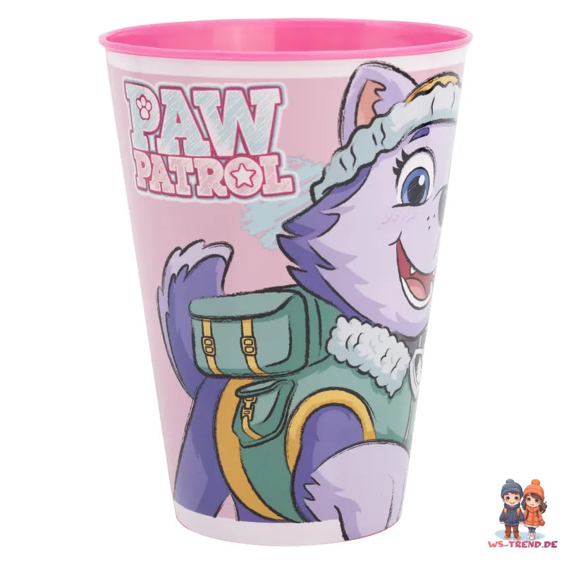 Paw Patrol Skye Everest Kinder Geschirr-Set 3 teilig XL Becher Teller Schüssel - WS-Trend.de