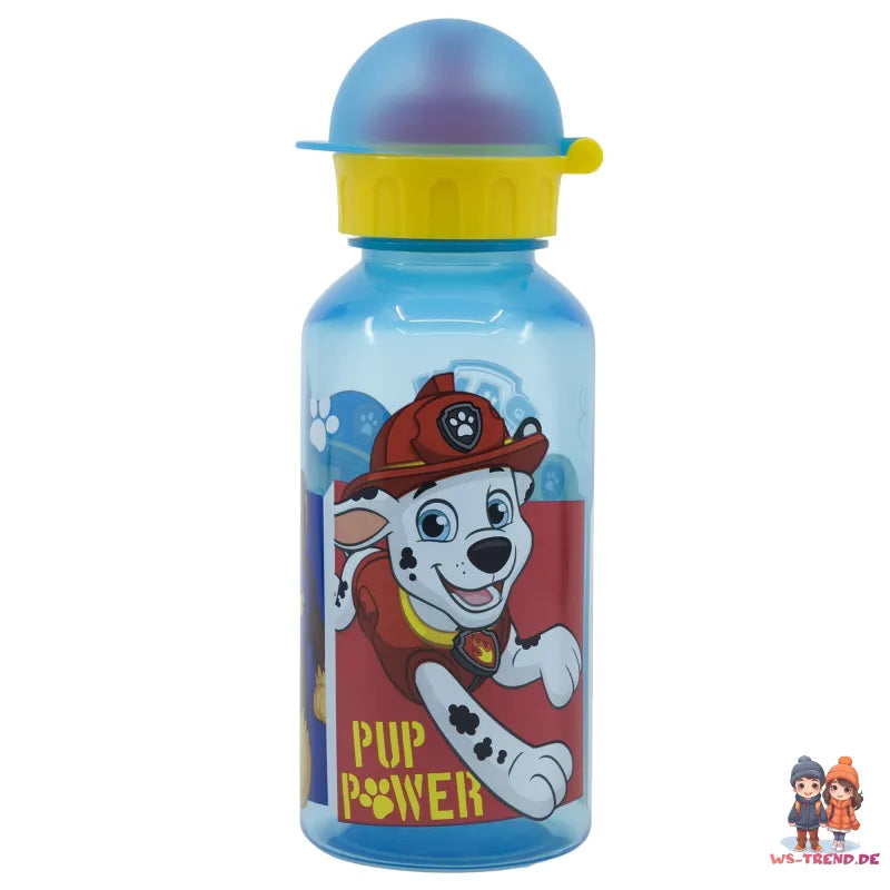 Paw Patrol Chase Marshall 4 tlg Kinder Set Brotdose Trinkflasche Besteck - WS-Trend.de
