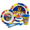 Paw Patrol Kinder Geschirr-Set 5 teilig Becher Teller Schüssel - Chase Marshall