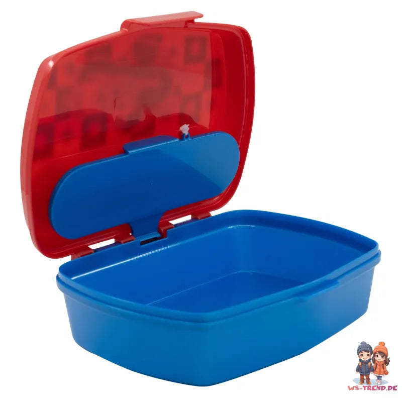 Marvel Spiderman 5 tlg Kinder Set 3 Kammern Brotdose Trinkflasche mini Dose - WS-Trend.de