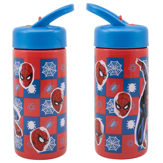 Marvel Spiderman Wasserflasche Trinkflasche Flasche 410 ml - WS-Trend.de Sportflasche