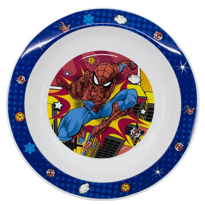 Spiderman Kinder Geschirr Set Teller Schüssel Becher - WS-Trend.de Marvel Spidey Geschirr-Set 3 teilig