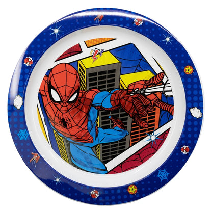 Spiderman Kinder Geschirr Set Teller Schüssel Becher - WS-Trend.de Marvel Spidey Geschirr-Set 3 teilig