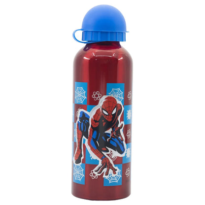 Marvel Spiderman ALU - Wasserflasche Trinkflasche Flasche 530 ml - WS-Trend.de - Sportflasche