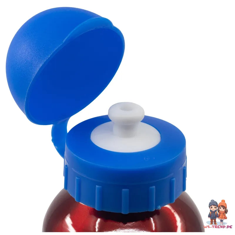 Marvel Spiderman ALU - Wasserflasche Trinkflasche Flasche 530 ml - WS-Trend.de - Sportflasche